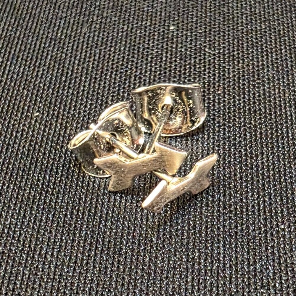 Silverly Sterling Silver Stud Earrings Small Tiny Flat Arrow Cartilage Studs